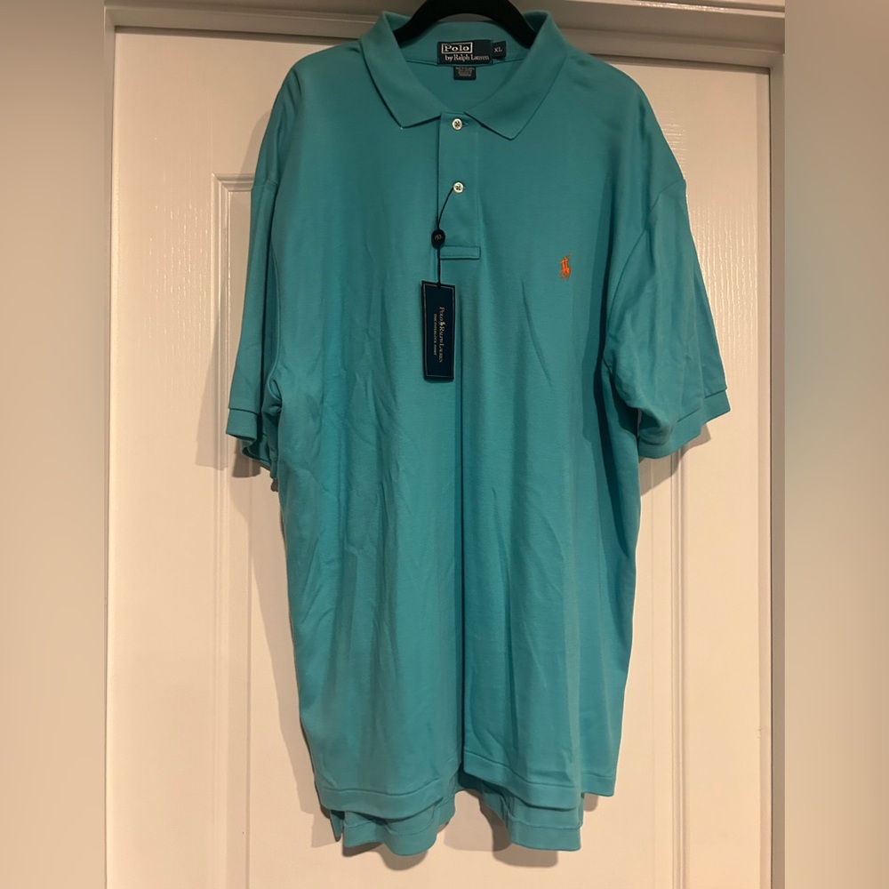 New with Tags!!!!! Ralph Lauren Men's Teal Polo Shirt